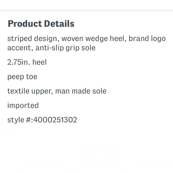 Adrienne Vittadini Navy & Red Bailee Peep Toe Wedges Women’s Size 8 EU 38 - Picture 10 of 10